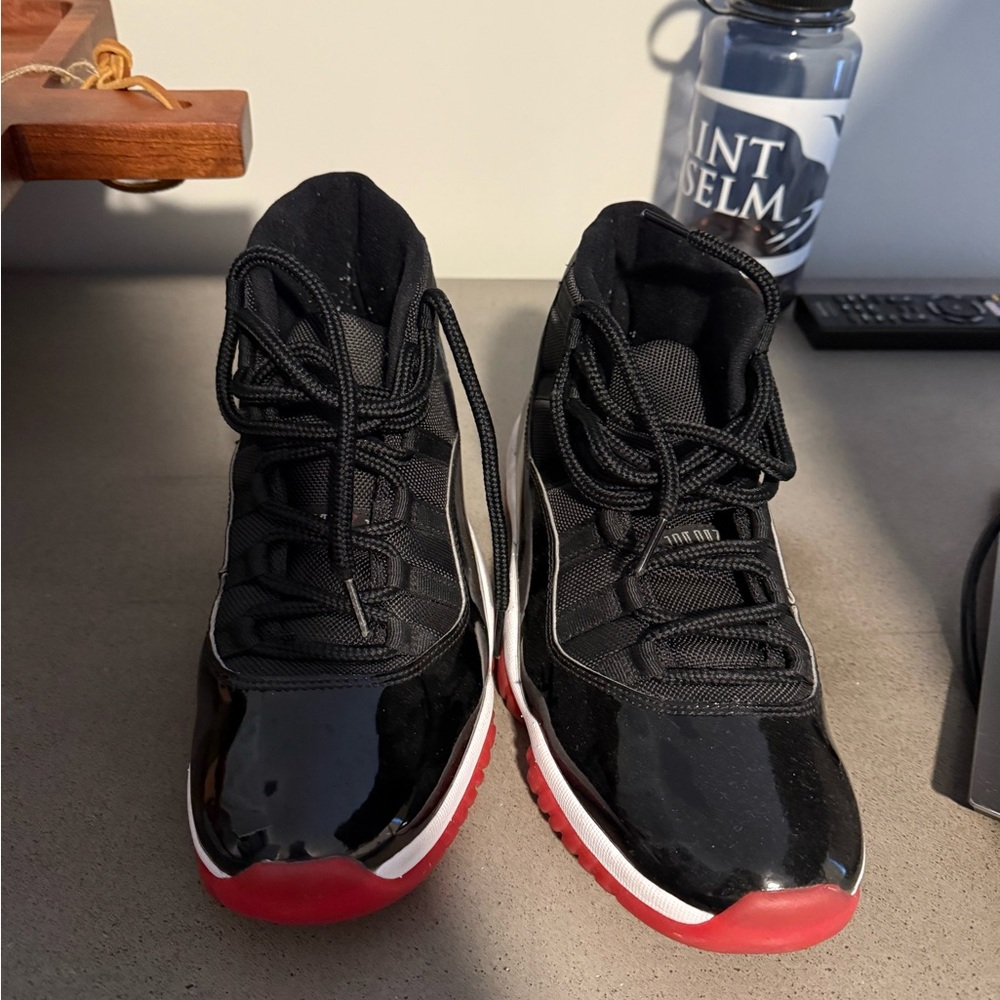 Air Jordan 11” bred , 9.5, barely worn